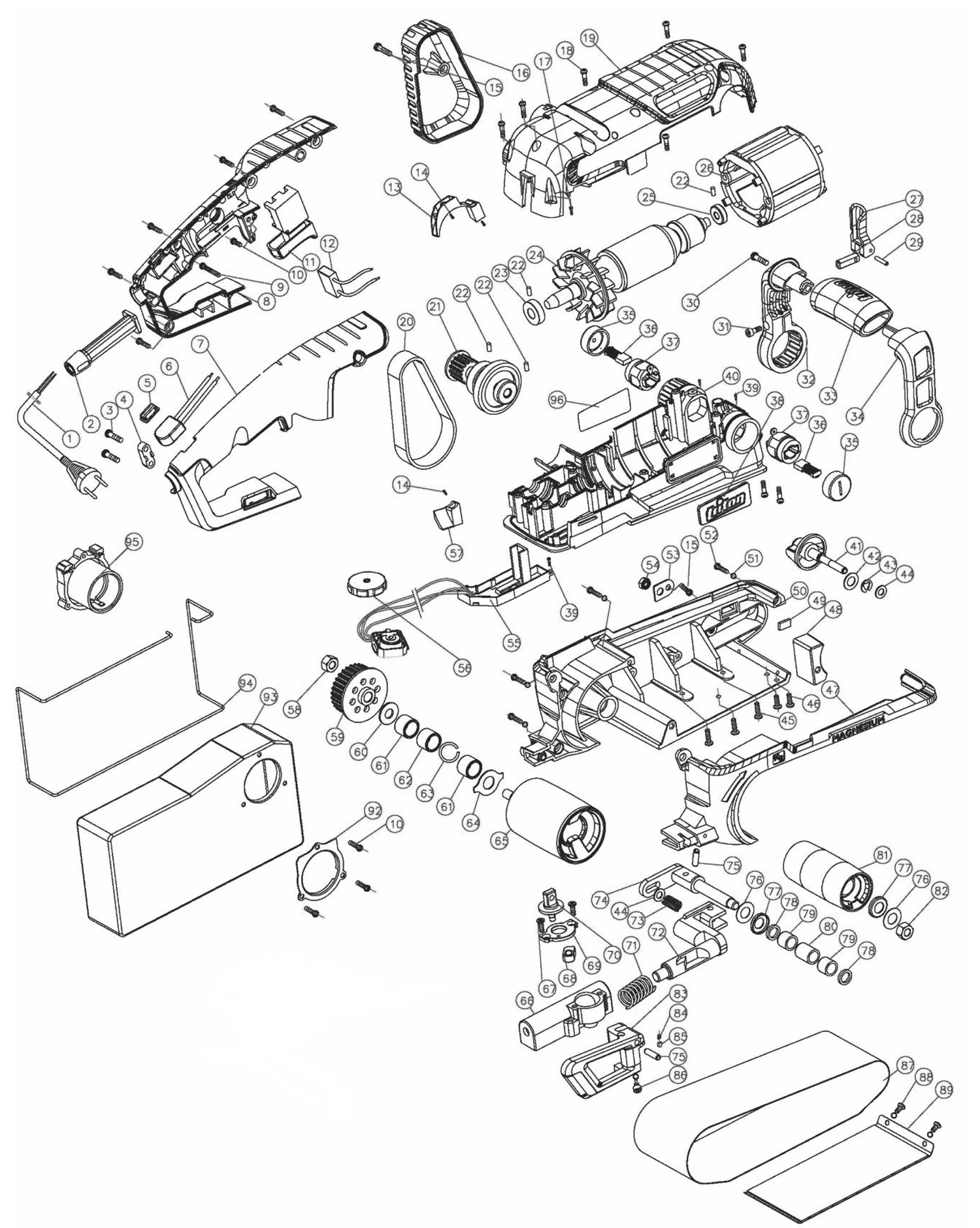 Tool Spares Online. Pre 2015 model