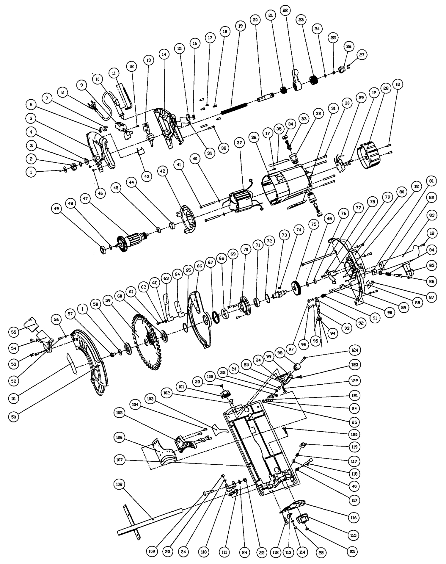 Tool Spares Online. Precision Circular Saw 235mm