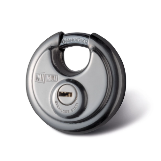Picture of STAINLESS STEEL DISC PADLOCK (GRADED)